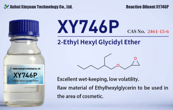 Industrial Grade 2-Ethyl Hexyl Glycidyl Ether Raw Material Ethylhexylglycerin XY746P CAS NO 2461-15-6