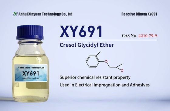 Cresol Glycidyl Ethers XY691, O-CRESYL GLYCIDYL ETHERS, o-Tolyl Glycidyl Ethers, CAS 2210-79-9, EC No. 218-645-3, Molecular Formula C10H12O2, 2,3-epoxypropyl o-tolyl ethers