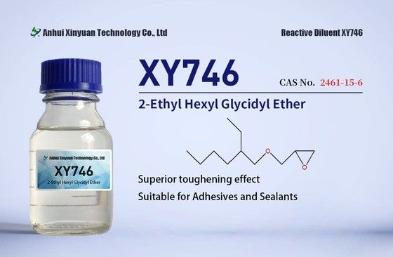 2-ETİL HEKSİL GLİSİDİL ETERLER XY746 XY746P CAS 2461-15-6, YAPIŞTIRICILAR, %100 KATI KAPLAMA, LAMİNASYON, KALIPLAMA, KÜR AJANI ADÜKTÜ, AŞI POLİMERLER İÇİN KİMYASAL ARA ÜRÜN, DÜŞÜK VOC BOYA