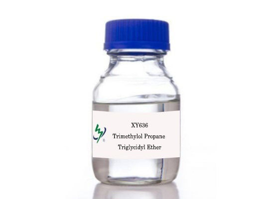 Trimetilolpropan triglisidil eterleri XY636 CAS 30499-70-8, EC No. 608-489-8, Moleküler formülü C15H26O6, Multi epoksi fonksiyonel, zemin kaplamaları, yapıştırıcılar, elektronik kaplama malzemeleri vb. için.