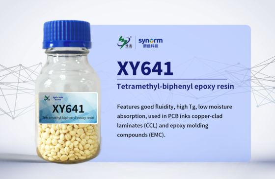 XY641 Tetrakis Hydroxymethyl Diphenylol Propan Epoksi reçine CAS 85954-11-6 4,4'-Bis ((2,3-epoksipropoksi) -3,3